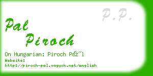 pal piroch business card